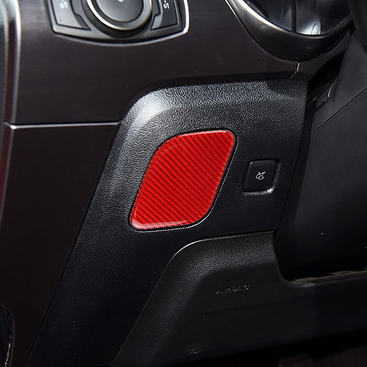 2015-2022 Mustang Carbon Fiber Interior Storage Trim Overlay