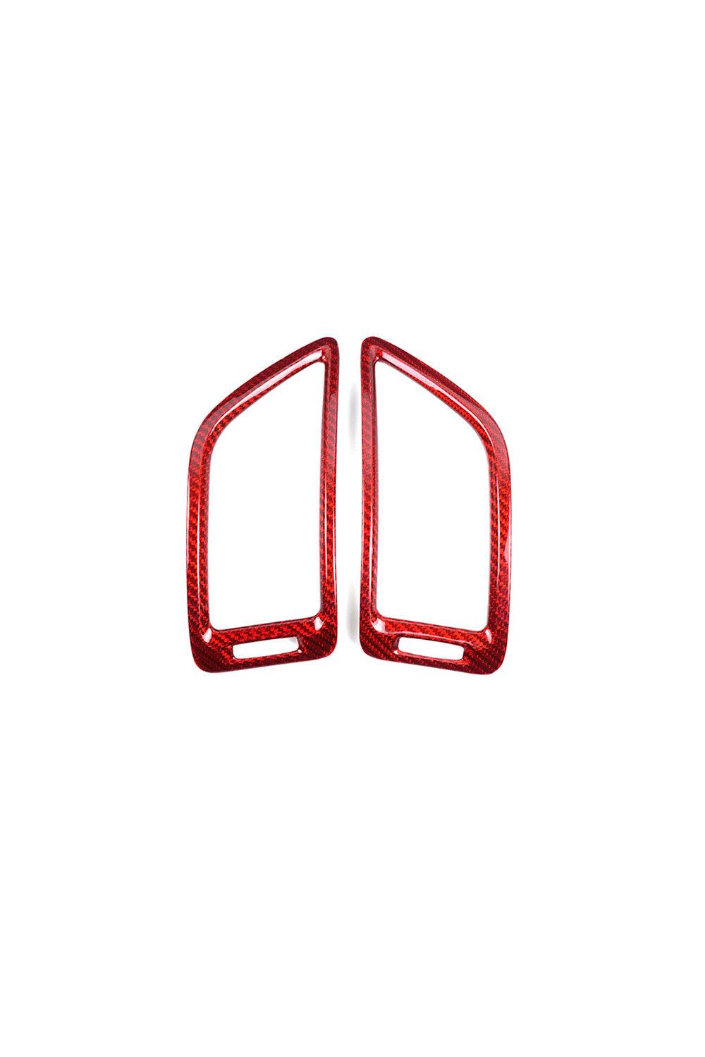 2013-2022 Q50/2016-2022 Q60 Carbon Fiber Interior Both Sides Air Outlet Trim Covers - Xorient Carbon Fiber