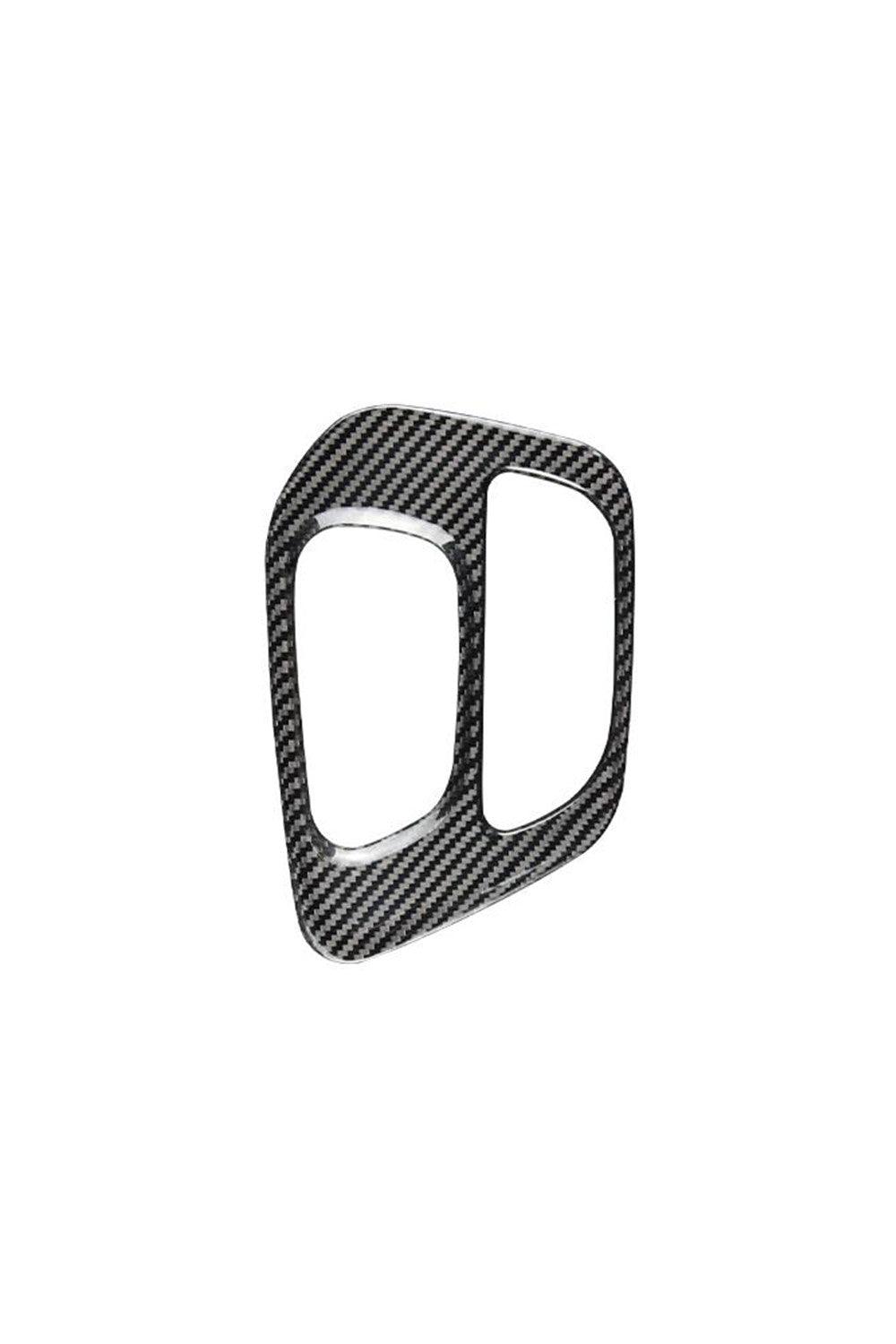 thumbnail image 2 of Red Carbon Fiber Gear Shift Panel Cover Trim For Dodge Challenger 2008-2014 (2 Pieces, Front, LHD) 2 of 2