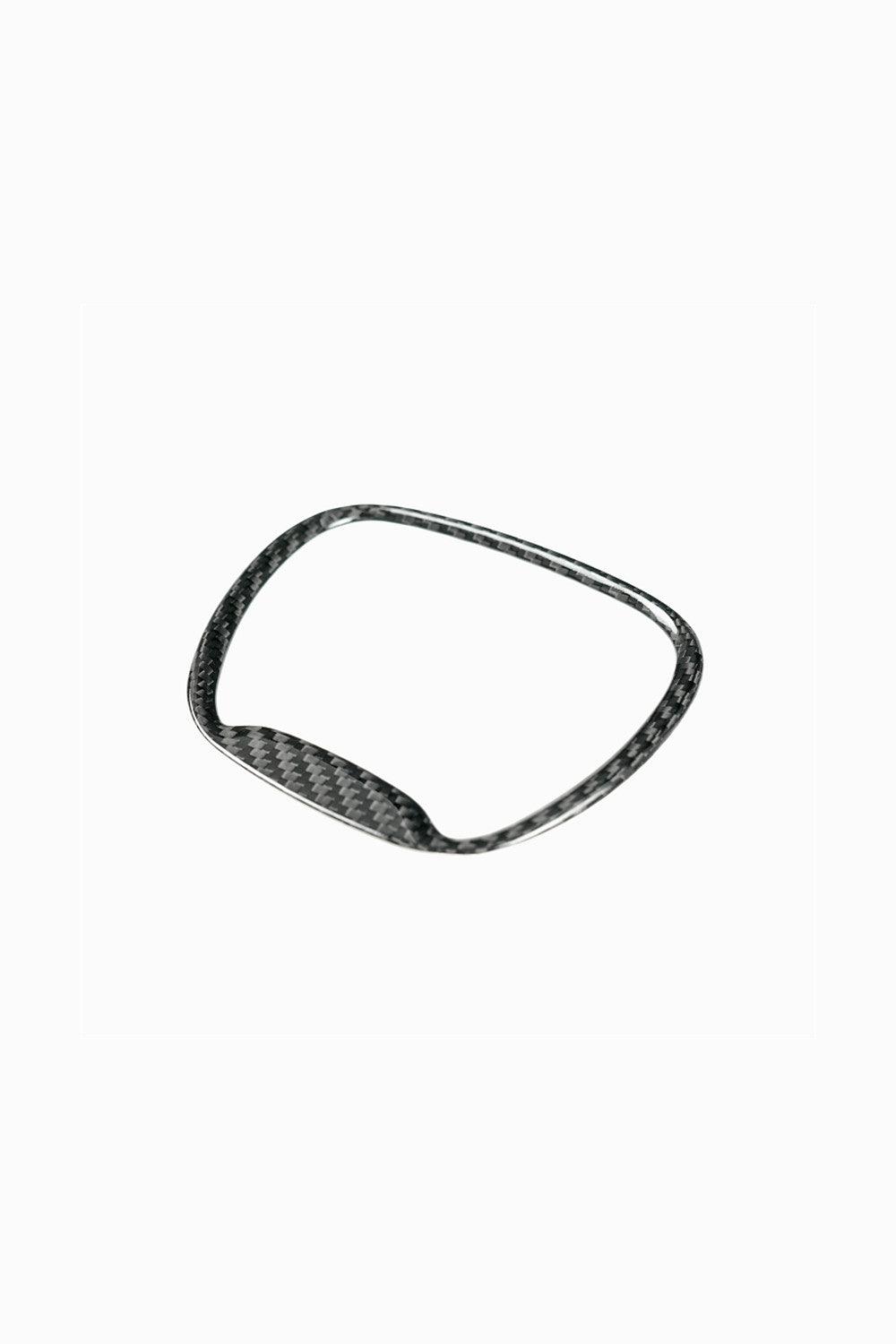 2015-2023 Dodge Charger/Challenger Carbon Fiber Steering Wheel Chrome Delete Trim Cover - Xorient Carbon Fiber dodge durango parts
