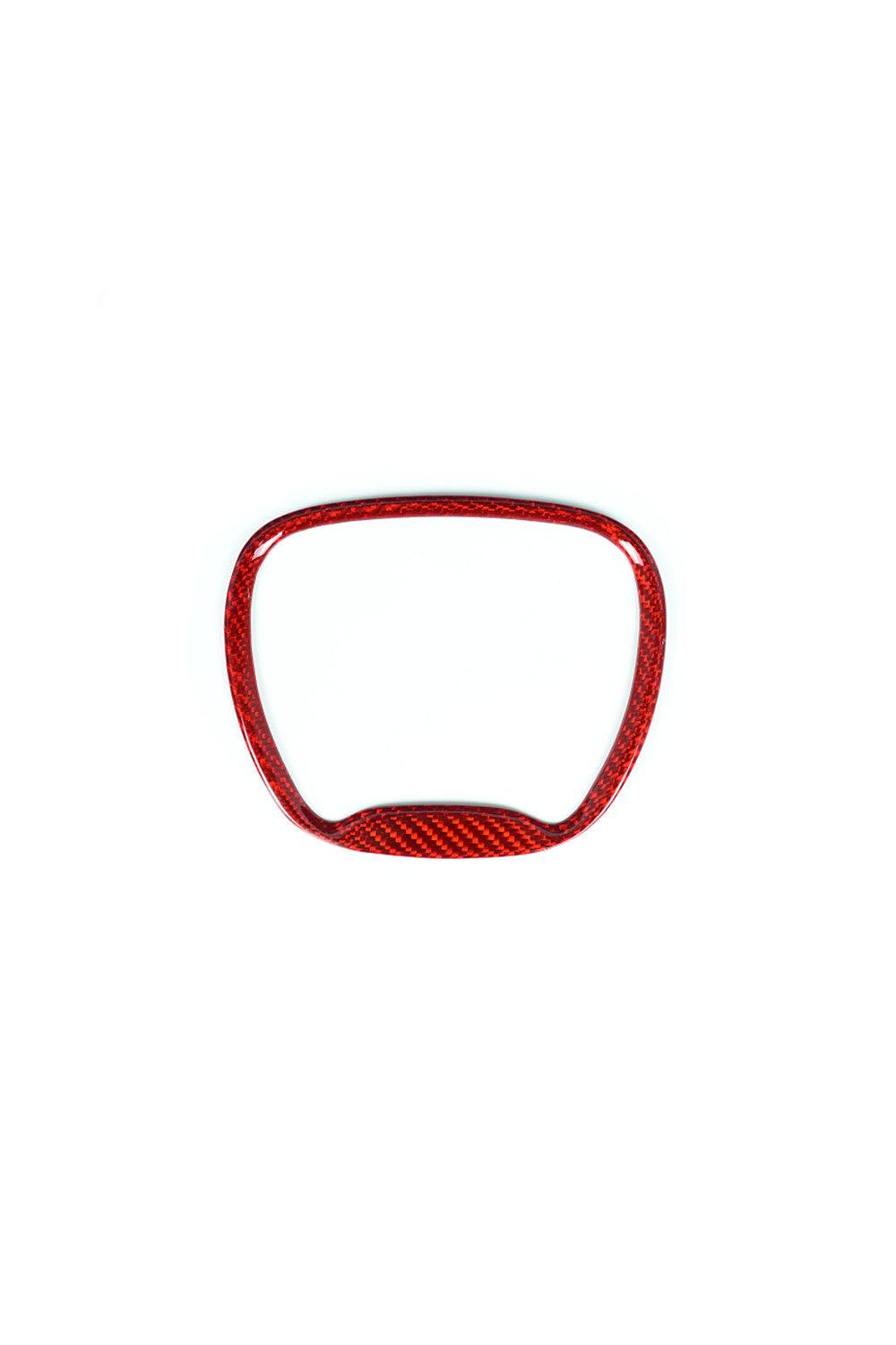2015-2023 Dodge Charger/Challenger Carbon Fiber Steering Wheel Chrome Delete Trim Cover - Xorient Carbon Fiber dodge durango parts