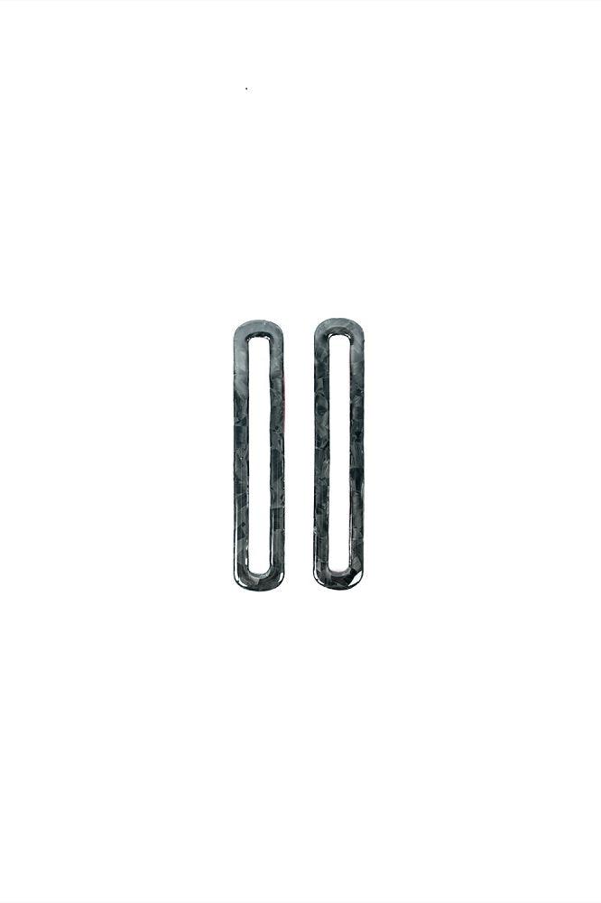 2015-2023 Mustang Carbon FIber Door AC Outlet Trim Overlays - Xorient Carbon Fiber