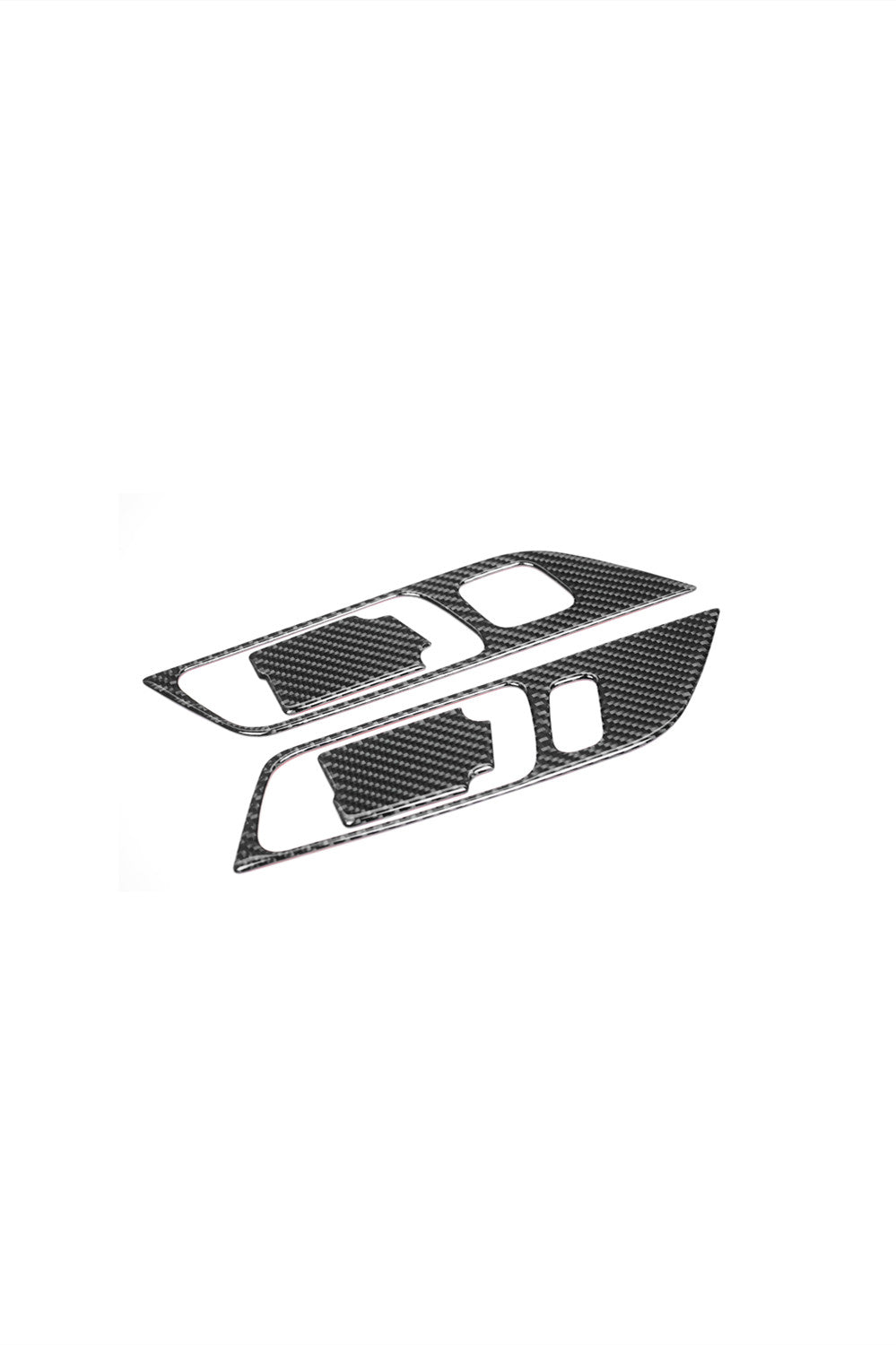 2024 Ford Mustang S650 Soft Carbon Fiber Door Handle Panel Trim Overlay