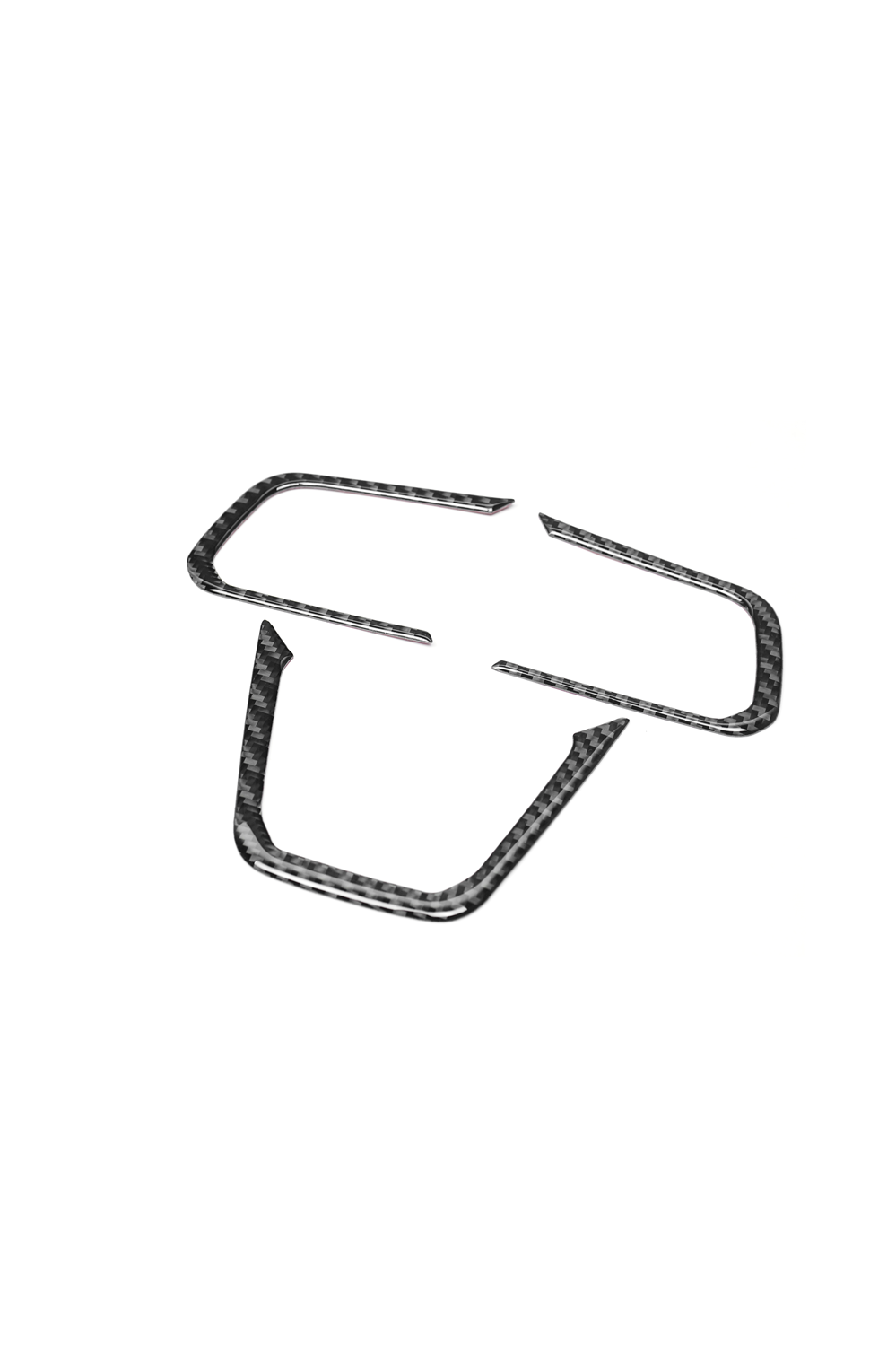 mustang carbon fiber steering wheel overlay