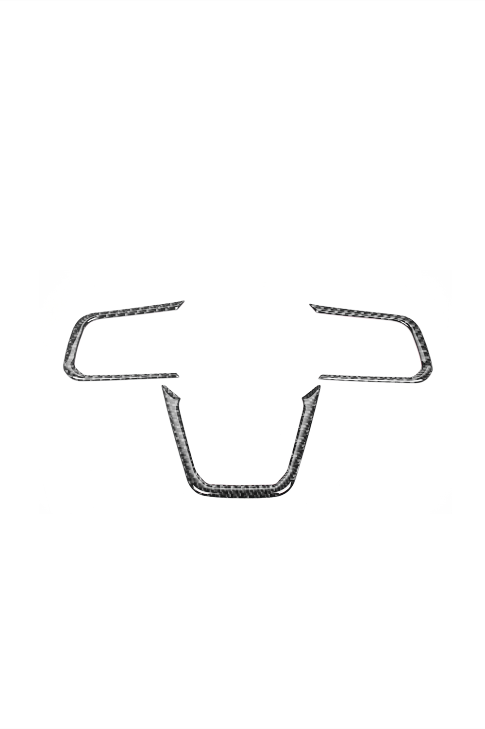 mustang carbon fiber steering wheel overlay