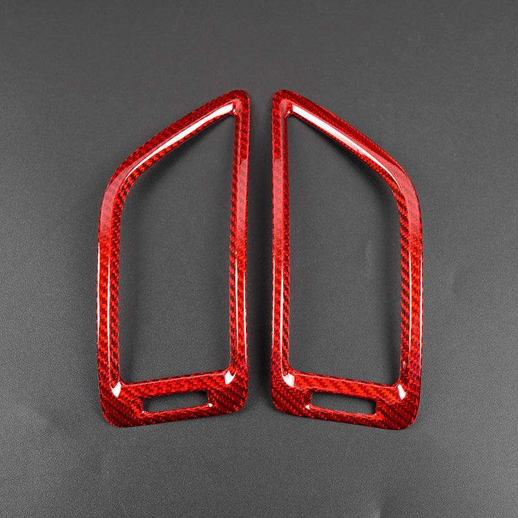 2013-2022 Q50/2016-2022 Q60 Carbon Fiber Interior Both Sides Air Outlet Trim Covers - Xorient Carbon Fiber