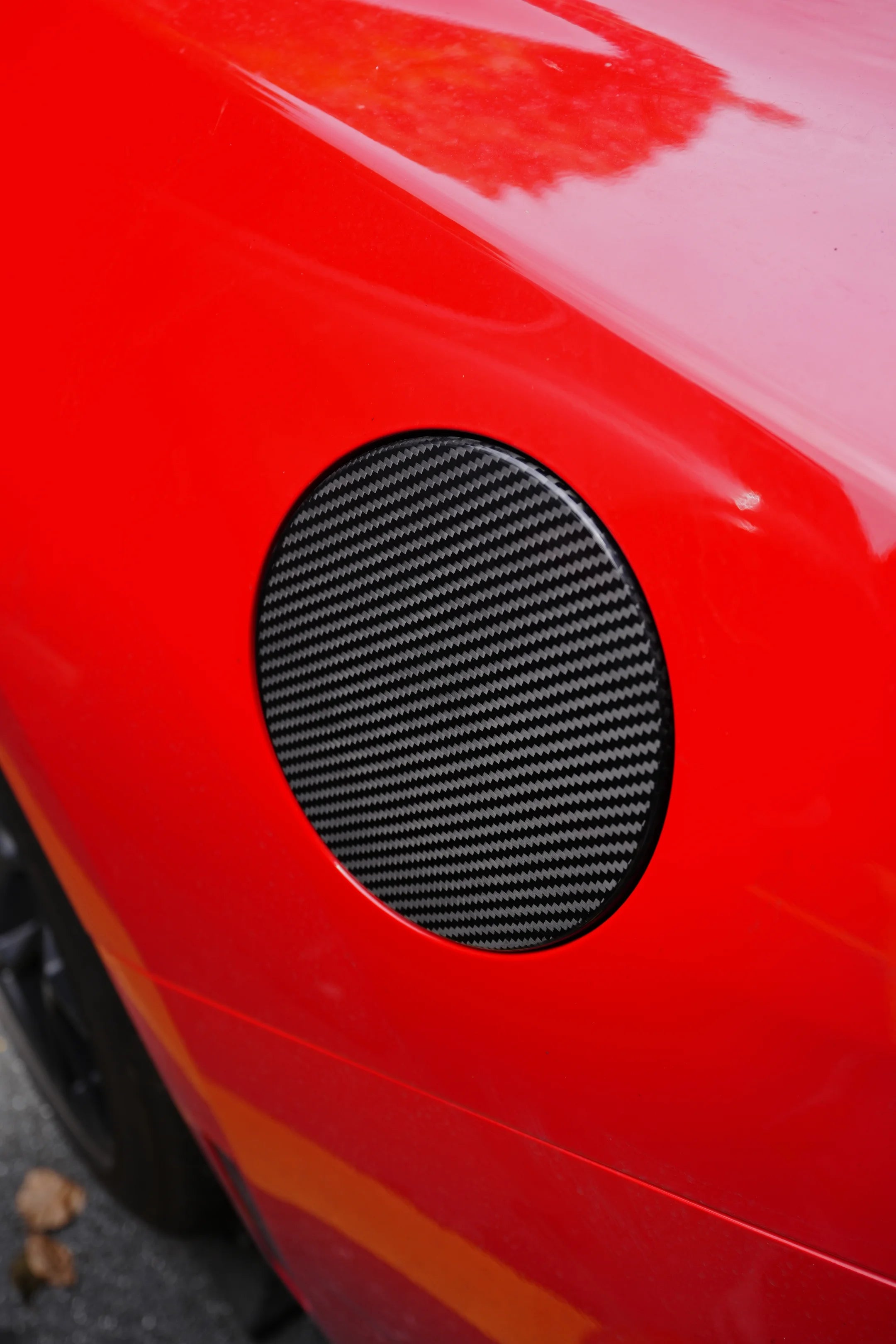 Carbon Fiber Gas Cap Cover for 2024 Ford Mustang S650