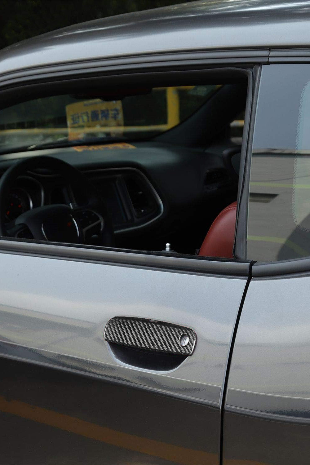 2015-2023 Dodge Charger/Challenger Real Carbon Fiber Door Handle Covers