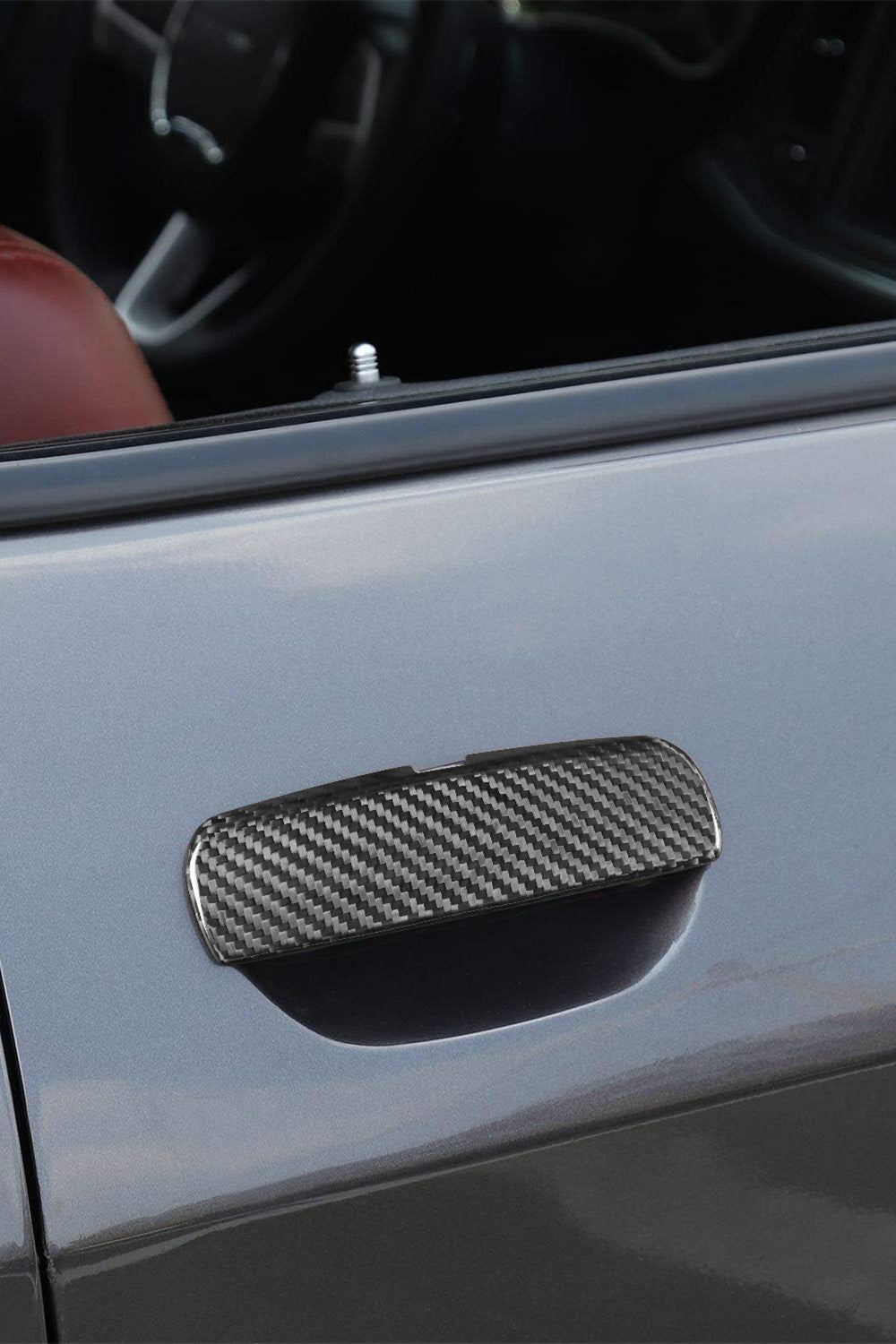 2015-2023 Dodge Charger/Challenger Real Carbon Fiber Door Handle Covers
