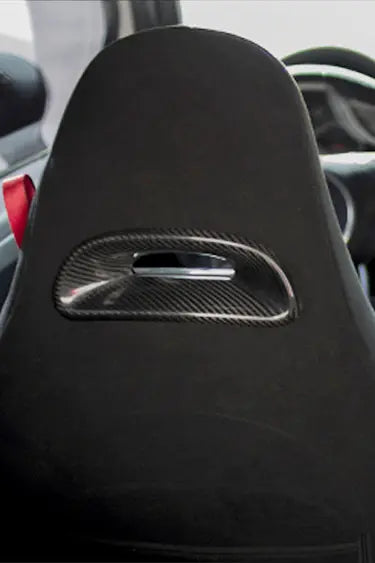 FIAT 500 ABARTH Real Carbon Fiber Headrest Inserts (4PCS)
