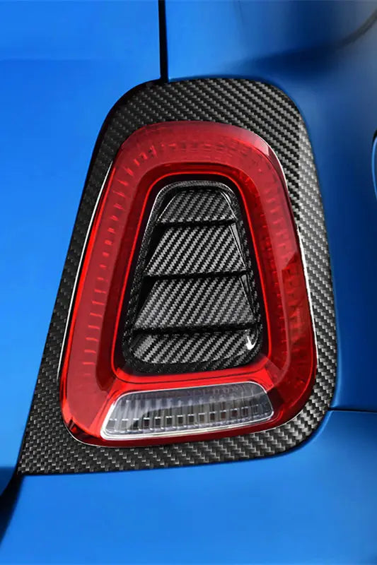 Fiat 500 Abarth 595 695 Real Carbon Fiber Tail Light Frame Cover