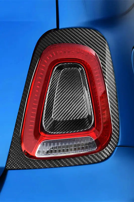 Fiat 500 Abarth 595 695 Real Carbon Fiber Tail Light Frame Cover