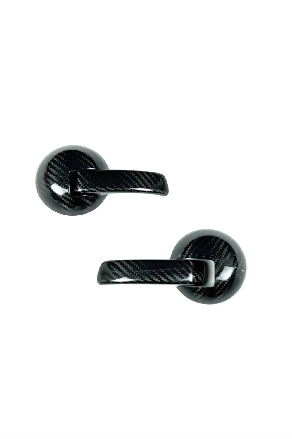 Fiat 500 Abarth Carbon Fiber Interior Door Handle Kit