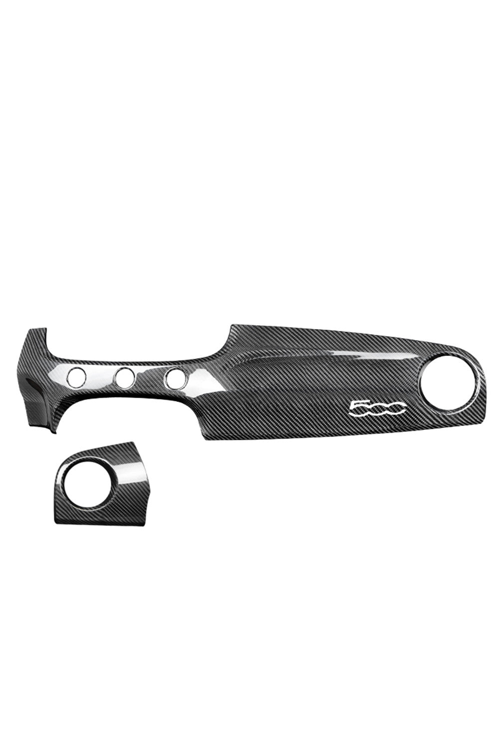Fiat 500 Abarth Real Carbon Fiber Dashboard Trim Cover