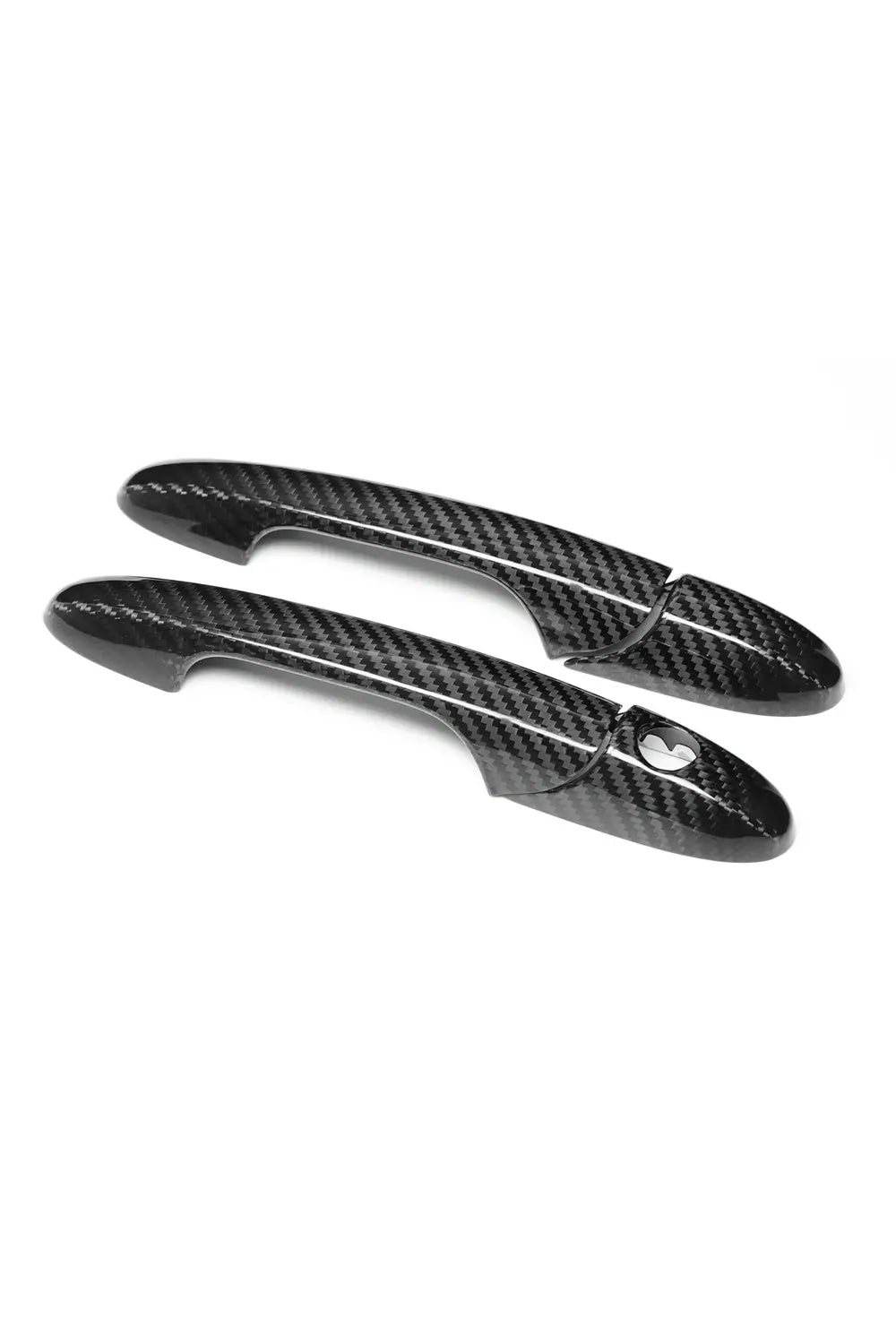 Fiat 500 Abarth 595 695 Carbon Fiber Door Handles Trim Cover