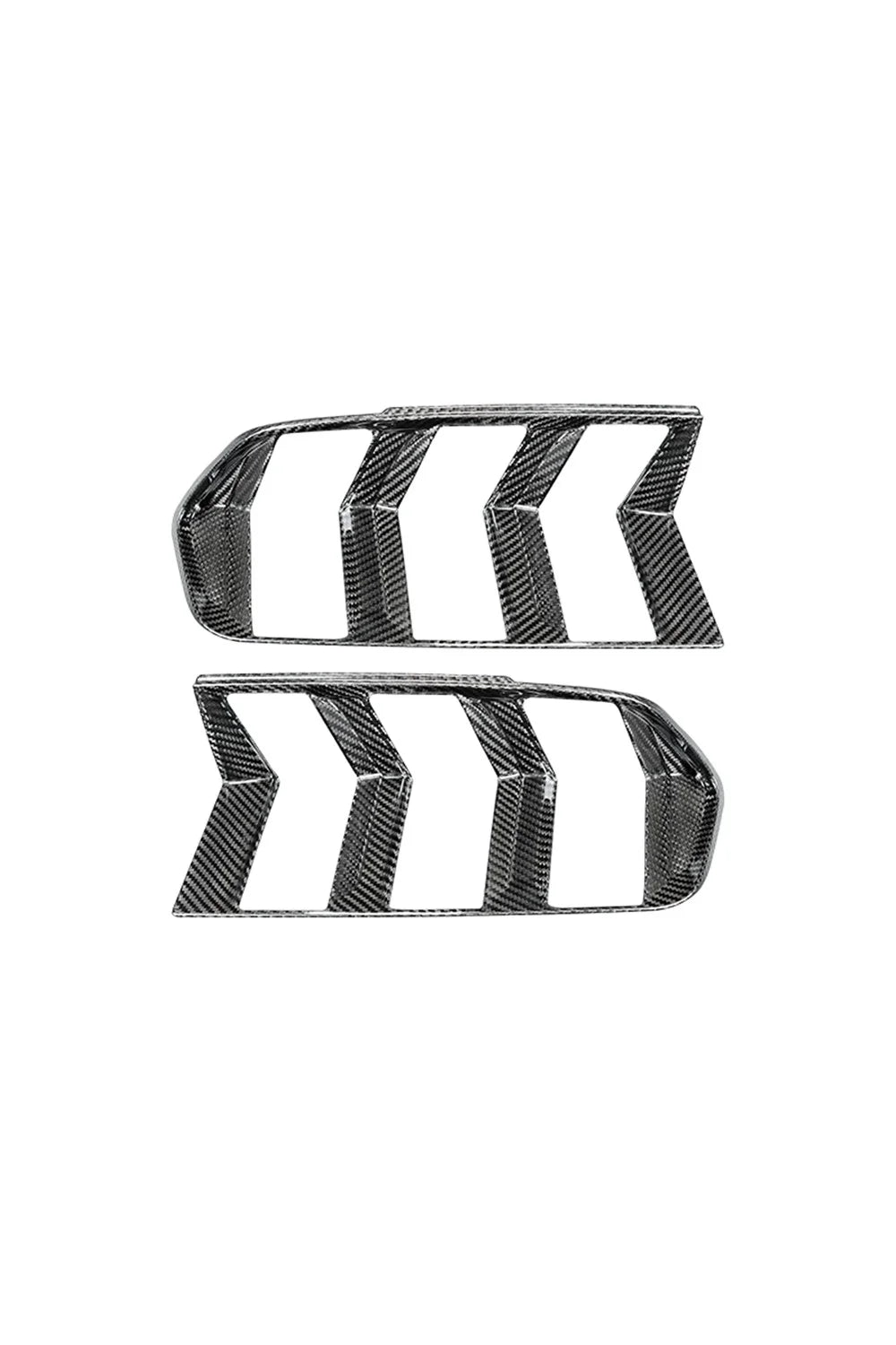 Ford Mustang S650 2024+Carbon Fiber Rear Tail Light Trim Bezel Covers