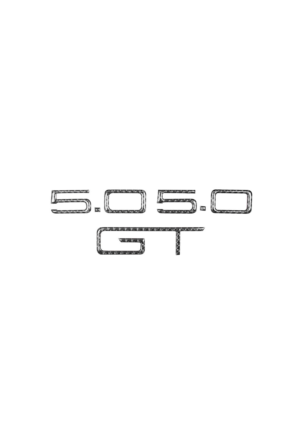 2024 Ford Mustang S650 Soft Carbon Fiber Exterior Logo Performance Package Trim