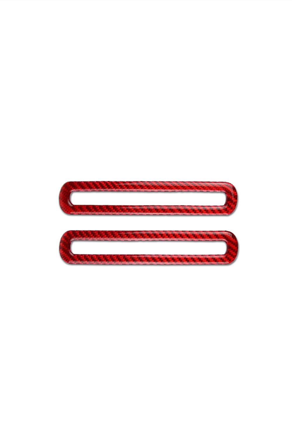 2015-2023 Mustang Carbon FIber Door AC Outlet Trim Overlays - Xorient Carbon Fiber