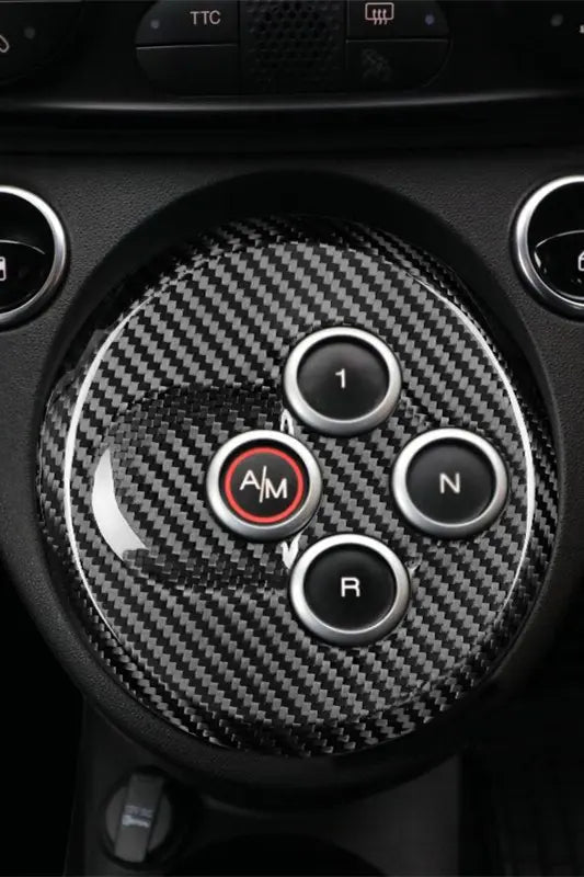 Fiat 500 Abarth 595 695 Real Carbon Fiber Gear Panel