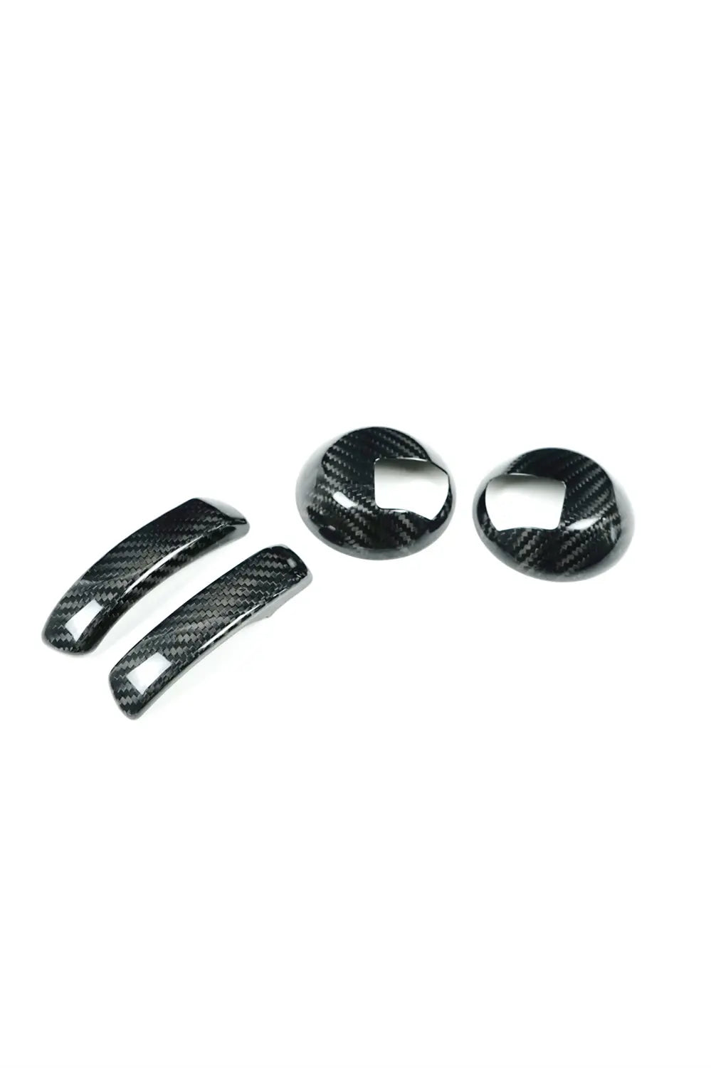 Fiat 500 Abarth Carbon Fiber Interior Door Handle Kit