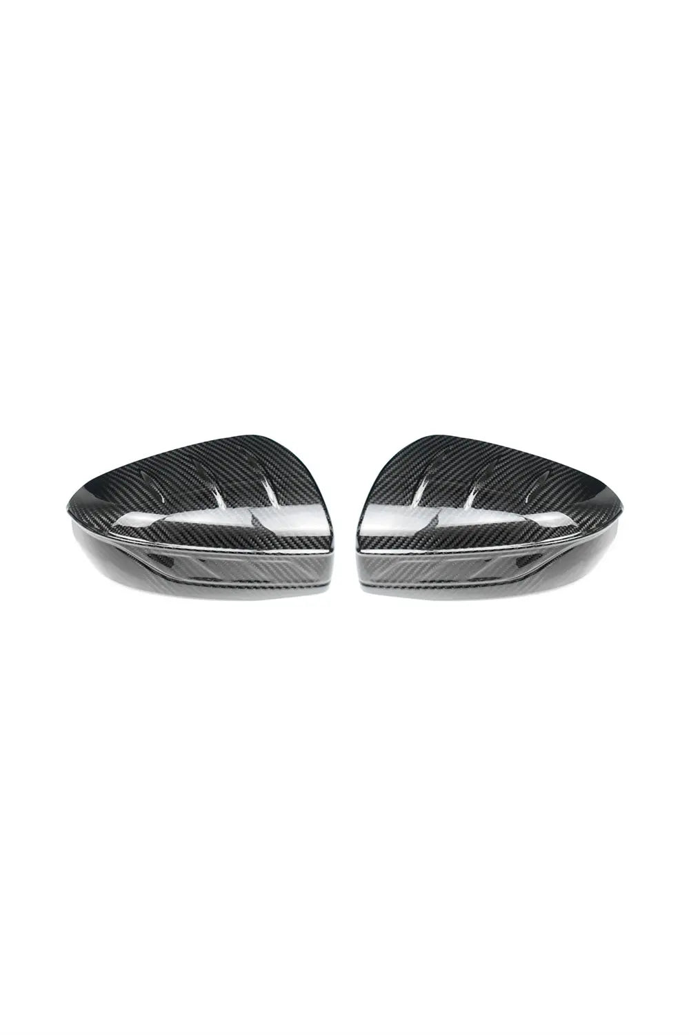 Subaru WRX 2022+ Dry Carbon Fiber Mirror Caps V2 Style(Without Turn Signal)-BLACK