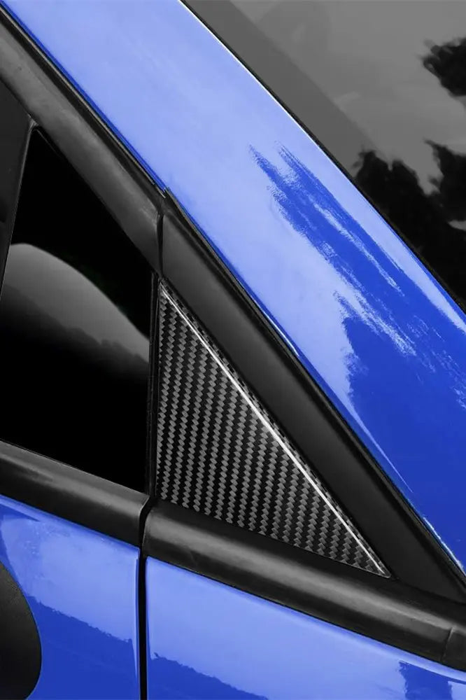 Fiat 500 Abarth Carbon Fiber Pillar Trim-6 PCS KIT