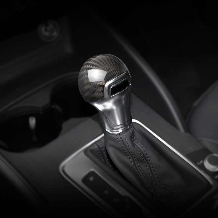 Audi Carbon Fiber Interior Trim Gear Shift Knob Cover