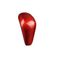 Carbon Fiber Interior Trim Gear Shift Knob Cover For Audi-red