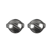 2015-2023 Ford Mustang (2Pcs) Carbon Fiber Gear Shift Knob Cover-Black