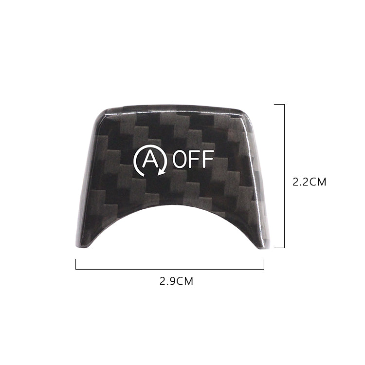 Carbon Fiber Start Stop Button Trim Cover For BMW F32