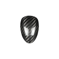 Carbon Fiber Interior Trim Gear Shift Knob Cover For Cadillac XTS-black