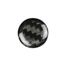 Carbon Fiber Interior Trim Sound Adjustment Button Cover For Cadillac-black