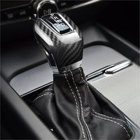 Carbon Fiber Interior Trim Gear Shift Knob Cover For Volvo S60/S90