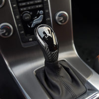 Carbon Fiber Interior Trim Gear Shift Knob Cover For Volvo