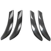 Carbon Fiber Inner Door Handles Trim Cover For BMW 3/4 Series-black