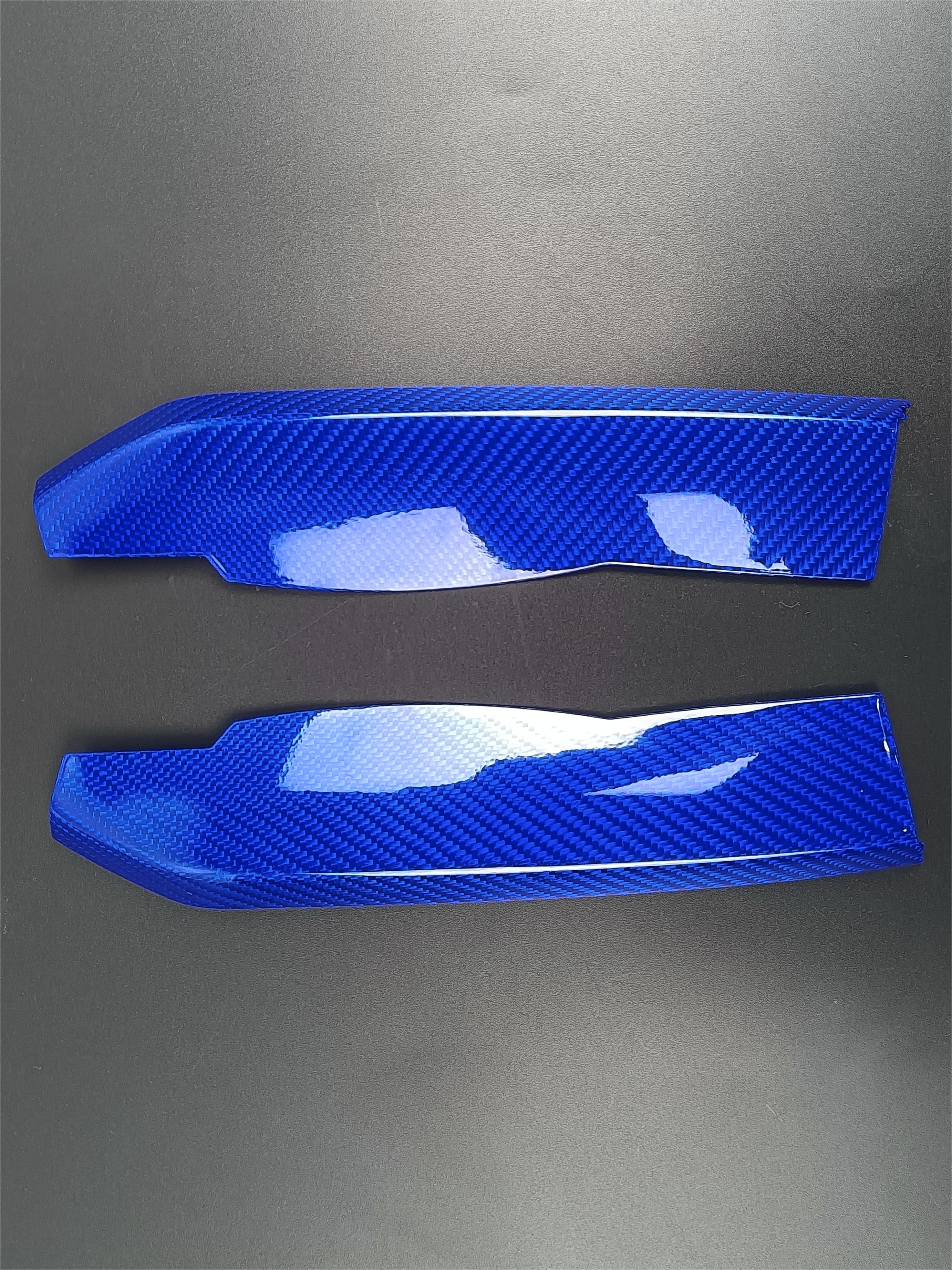 Carbon Fiber Sides Of Center Console Trim Cover For Subaru BRZ & Toyota 86-blue