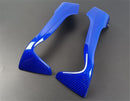 Carbon Fiber Inner Door Handles Trim Cover For Subaru BRZ & Toyota 86-blue