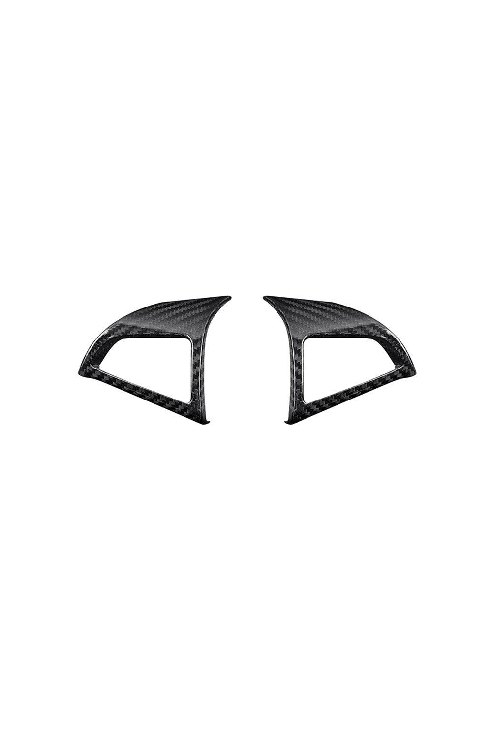 2012-2015 Camaro Carbon Fiber Interior Steering Wheel Trim Covers