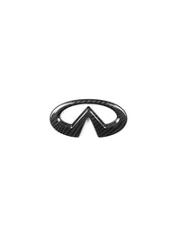 2015-2022 Infiniti Q50 Carbon Fiber Exterior Front Emblem Trim Cover - Xorient Carbon Fiber 