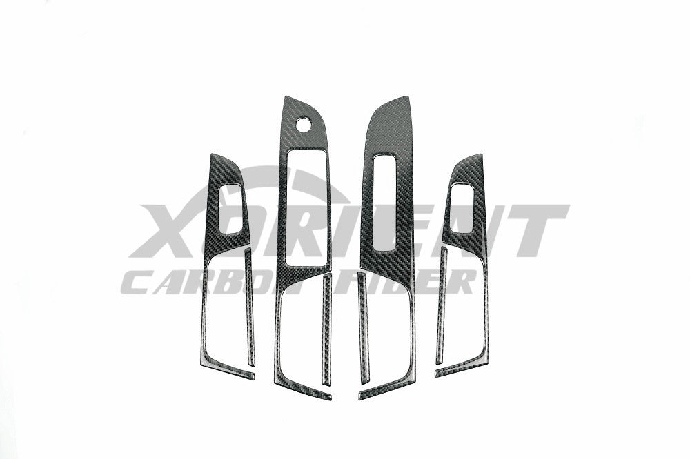 2018-2021 Subaru WRX Carbon Fiber Interior Front/Rear Door Trims