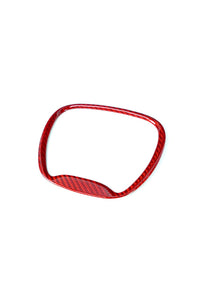 2015+ Dodge Charger Challenger Jeep Carbon Fiber Steering Wheel Airbag Housing Cover