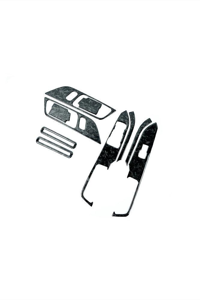 2015-2023 Mustang Carbon Fiber Door Handle Trim Kit