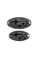 2015-2023 Subaru WRX Carbon Fiber Front And Rear Emblem Trim Cover 18+ CrossTrek,17+ Impreza