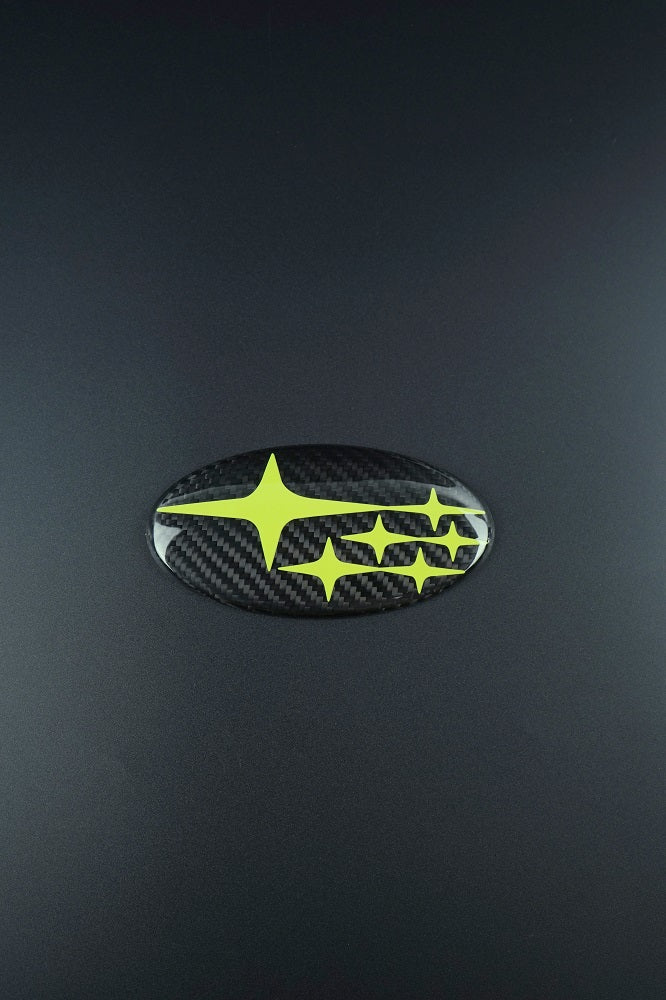 2015-2023 Subaru WRX Carbon Fiber Front And Rear Emblem Trim Cover 18+ CrossTrek,17+ Impreza