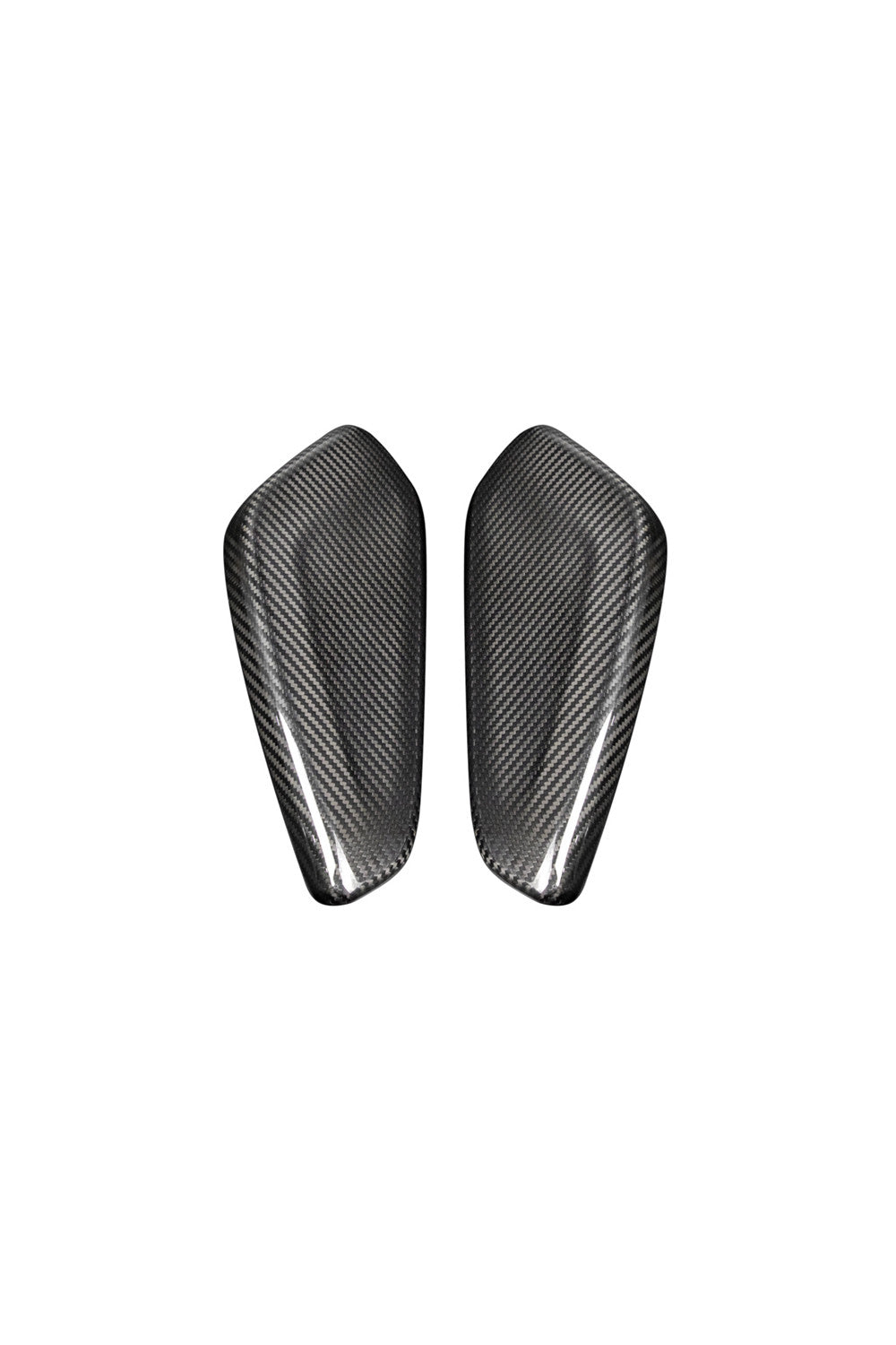 2016-2023 Camaro Carbon Fiber Interior Console Knee Pads Trim Cover [2PCS]