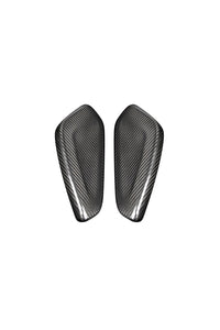 2016-2023 Camaro Carbon Fiber Interior Console Knee Pads Trim Cover [2PCS] Black