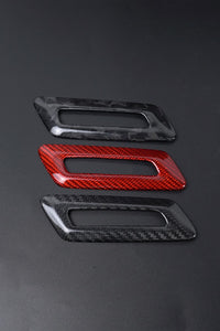 2016-2023 Camaro Carbon Fiber Interior Memory Seat Control Trim Cover- Forged Carbon