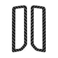 2021-2025 Ford Bronco Carbon Fiber A-Pillar Air Vent Trim Covers - Xorient Carbon Fiber - Image 2