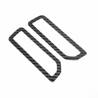 2021-2025 Ford Bronco Carbon Fiber A-Pillar Air Vent Trim Covers - Xorient Carbon Fiber - Image 6