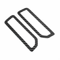 2021-2025 Ford Bronco Carbon Fiber A-Pillar Air Vent Trim Covers - Xorient Carbon Fiber - Image 7